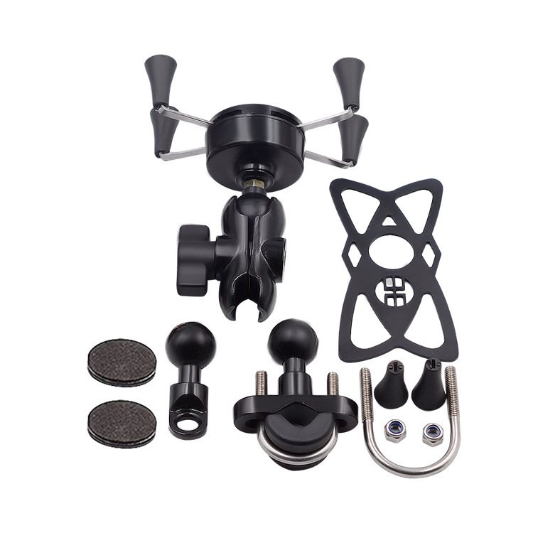 Motorcycle Mobile Phone Bracket Modification Electric Bike Bicycle Accessories Aluminum Alloy Base Bracket - Image 5