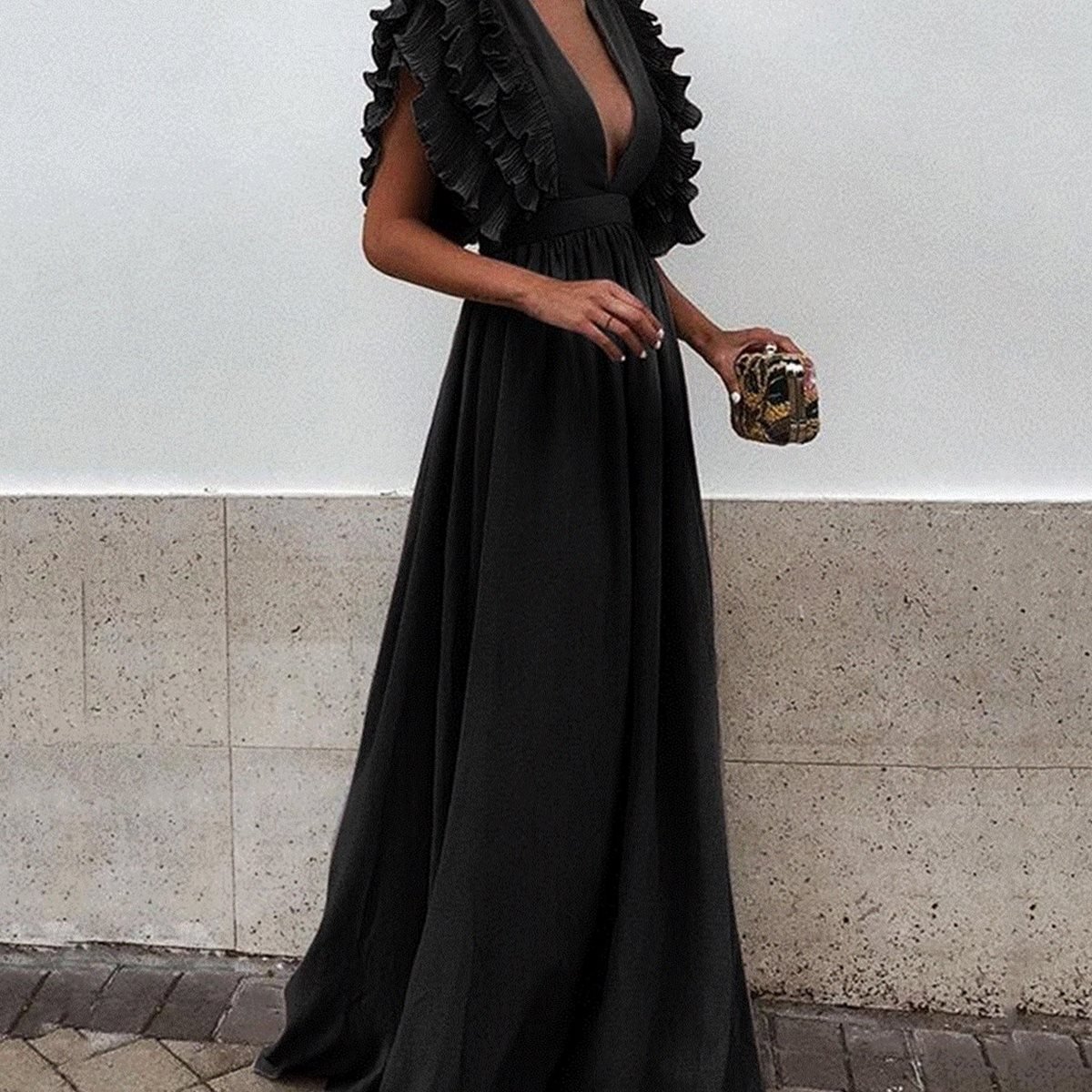 Plus Size Maxi Dress Womens Party Gown Long Dresses - Image 5