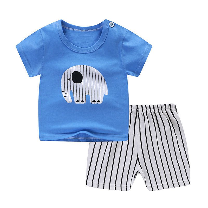 Summer Infant Newborn Baby Boy Clothes Children Clothing Set for Girls Kids T-Shirt Shorts 2PCS Outfits Cotton Casual Clothes - Image 3