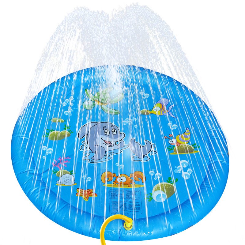 Non-Slip Splash Pad For Kids And Pet Dog Pool Summer Outdoor Water Toys Fun Backyard Fountain Play Mat - Image 8