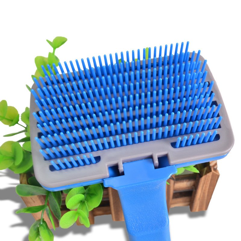 Pet Brush Comb Puppy Dog Cats Self Cleaning Combs Hair Trimmer Grooming Tools for Dog Animals Pet Cleaning Supplies - Image 2