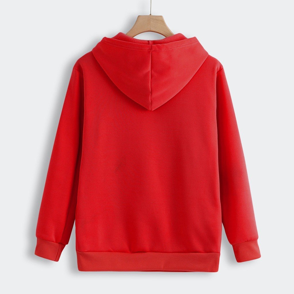 Women Hoodie Sweatshirt With Cat Pet Pocket Design Long Sleeve Sweater Cat Outfit - Image 5