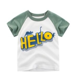 Children's Wear Summer New Korean Children's Boys Cotton T-shirt Men's Treasure In Children's Short Sleeves