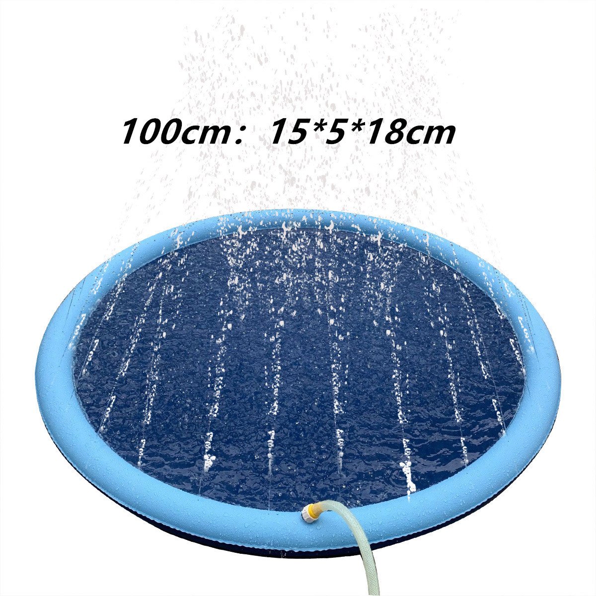 Non-Slip Splash Pad For Kids And Pet Dog Pool Summer Outdoor Water Toys Fun Backyard Fountain Play Mat - Image 10